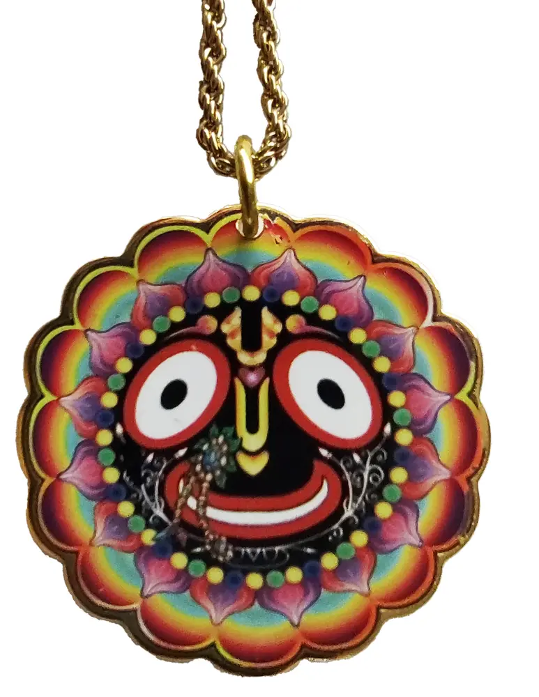 Lord Nrsimhadeva Pendant - New Cloisonne Style