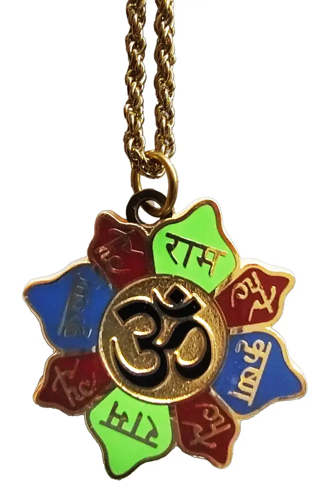Lord Nrsimhadeva Pendant - New Cloisonne Style