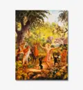 Lord Caitanya Dances With the Forest Animals