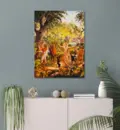 Lord Caitanya Dances With the Forest Animals