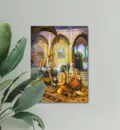 Krishna Welcomes His Friend Sudama