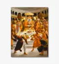 Lord Krishna Worshiped at the Rajasuya-Yajna [Killing Sisupala]