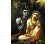 Lord Shiva Instructs His Wife, Sati