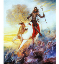 Lord Shiva on His Bull