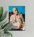 Prabhupada Meditatively Chanting Japa in his Room