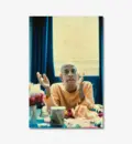 Prabhupada Sitting at His Desk Explaining the Krishna Philosophy