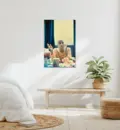 Prabhupada Sitting at His Desk Explaining the Krishna Philosophy