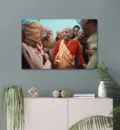 Prabhupada Laughing With Disciples on Morning Walk