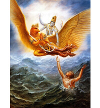 Lord Krishna Rescues His Devotee From the Ocean of Birth and Death