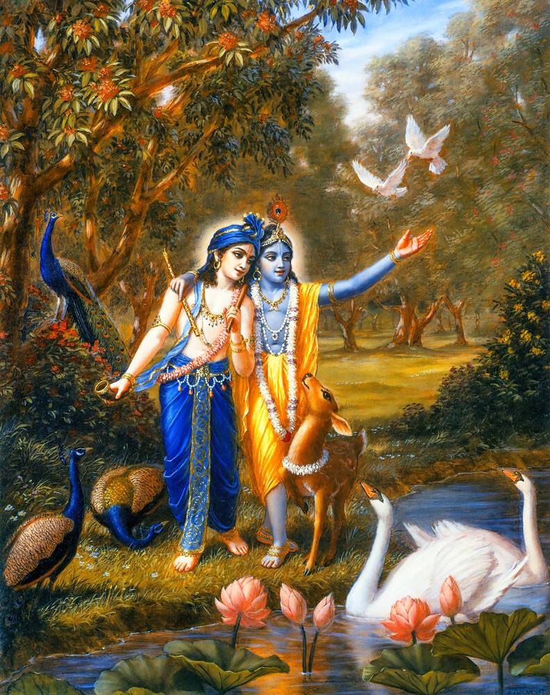 Krishna Praises Balarama