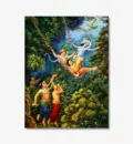 Krishna Enjoys Exultant Forest Pastimes