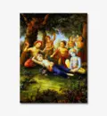 Krishna and the Cowherd Boys Honor Balarama