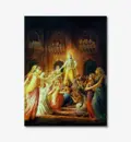 Krishna Leaving, His Wives Lamenting