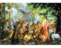 Lord Caitanya in the Jharikhanda Forest