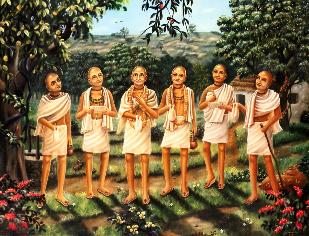 Six Goswamis of Vrndavana