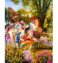 Krishna and His Friends