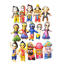 Childrens Stuffed Toys: Radha Krishna, Gaura-Nitai Jagannatha Sita Rama - set 15