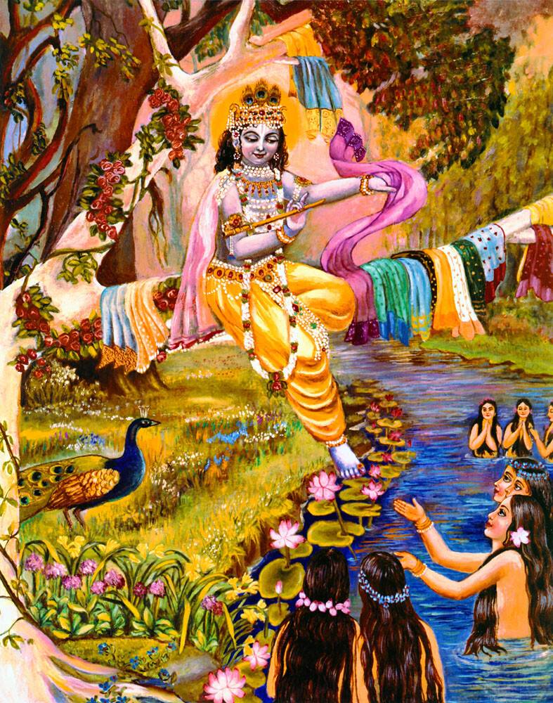 Krishna Steals the Clothes of the Gopis