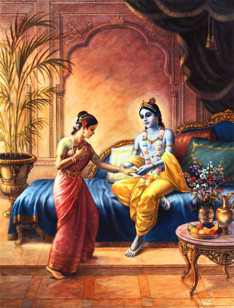 Krishna at the House of the Prostitute Kubja