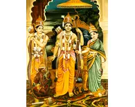 Lord Ramacandra and His Associates: Sita, Laksmana and Hanuman