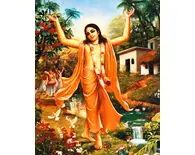 Lord Caitanya Dancing in Navadvipa