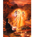 Lord Caitanya Displays His Form As Radharani and Krishna Combined