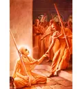 Lord Caitanya Greeted by Prakasananda Sarasvati