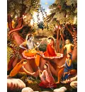 Lord Caitanya Sees Radha and Krishna