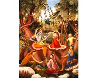 Lord Caitanya Sees Radha and Krishna