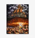 Lord Vishnu Lifts the Mandara Mountain