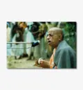 Srila Prabhupada Leads Kirtan Outside Sitting on Grass
