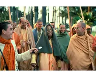 Prabhupada Says Something Funny on a Morning Walk