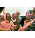 Prabhupada and Disciples on Morning Walk