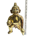 Laddu Gopal Brass Deity 12\"