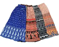 Gopi Skirt -- Jaipur Rayon Contrasting Pattern