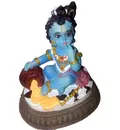 Krishna The Butter Thief (Makhan Chor) Polyresin Deity (3.5\" high)