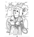 Krishna Makhanchor Coloring Book