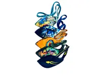 Digitally Printed Bead-Bag [3 sides and strap] (Pack of 5) (Bundle 1)