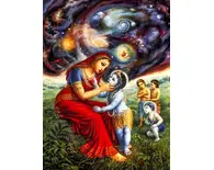 Krishna Shows Mother Yasoda the Universe in His Mouth