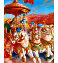 Krishna as Arjuna\'s Charioteer