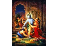 Krishna Being Dressed by Yasoda and Balarama