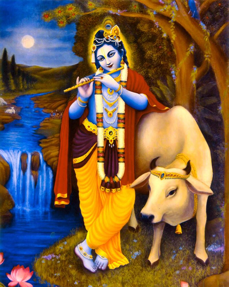 Krishna with Cow