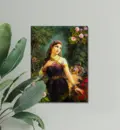 Radharani and Bumble Bee Painting