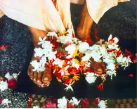 Srila Prabhupada's Lotus Feet in Bombay