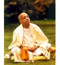 Srila Prabhupada at Bhaktivedanta Manor, London.