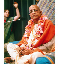 Srila Prabhupada in Paris, On Vyasasana