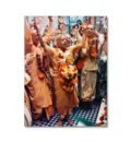 Srila Prabhupada dancing at Bhatktivedanta Manor, London Kirtan