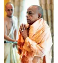 Srila Prabhupada Greeting the Deities