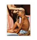 Srila Prabhupada Receiving Massage