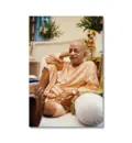 Srila Prabhupada in Vrindaban, Relaxed Pose